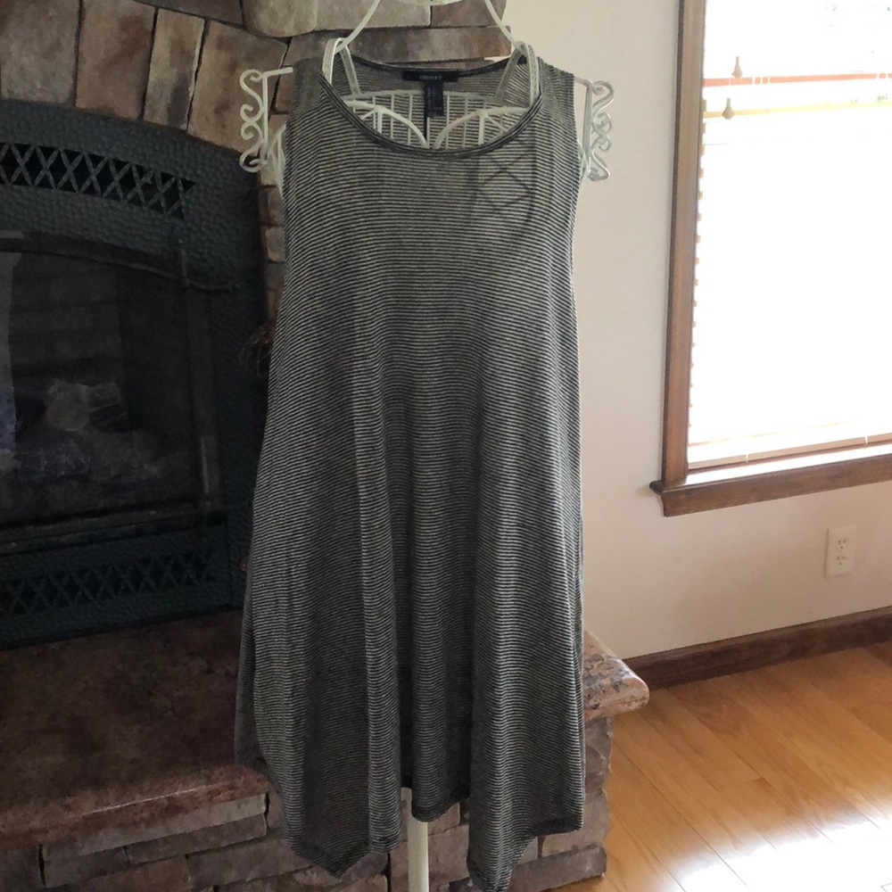 Forever 21 Striped Tank Swing Dress